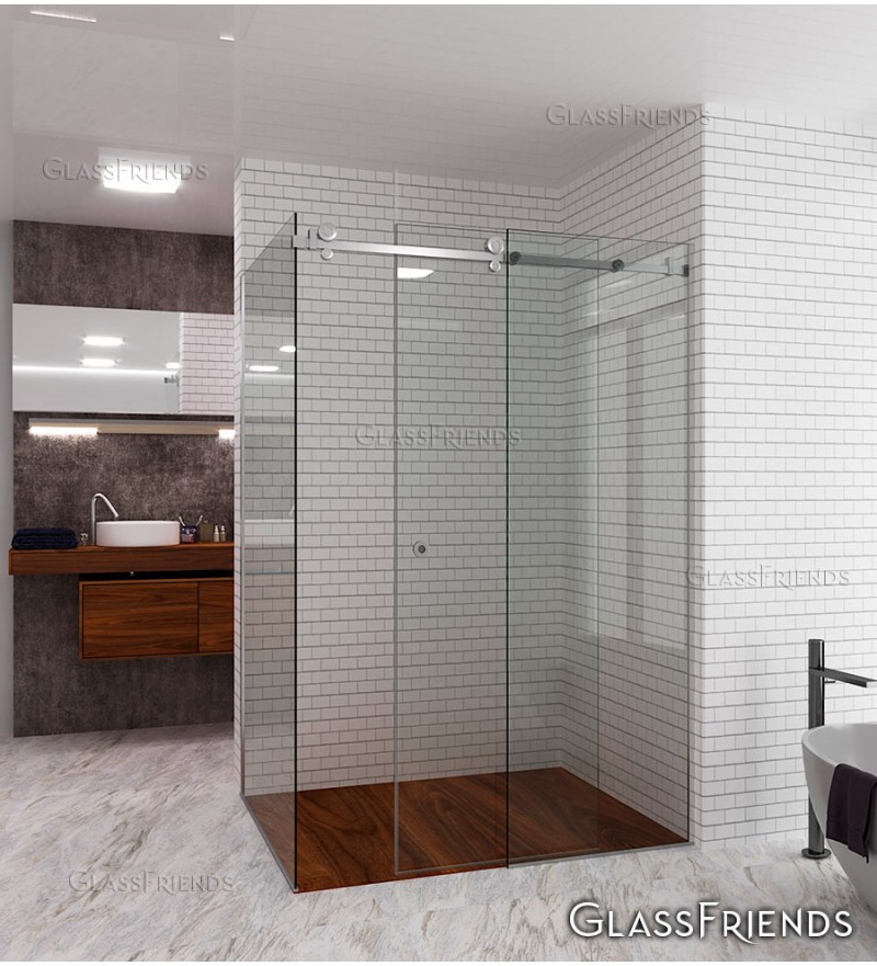 Shower cubicle with sliding door Լ-15